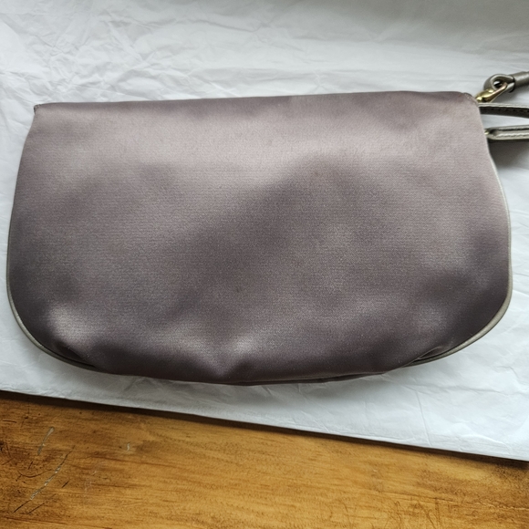 Coach Satin Clutch with Gold Details - Picture 5 of 5